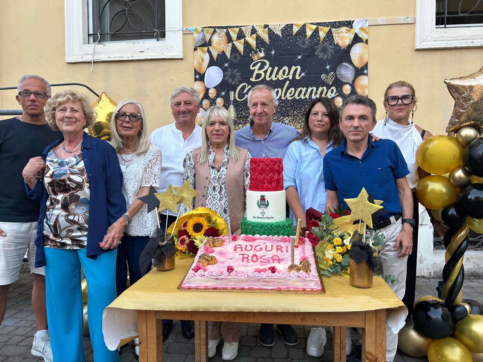 Il compleanno speciale del sindaco Rosa Piermattei alla Lazzarelli