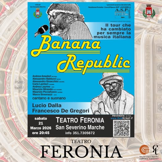 BANANA REPUBLIC CONCERTO PER LA LAZZARELLI